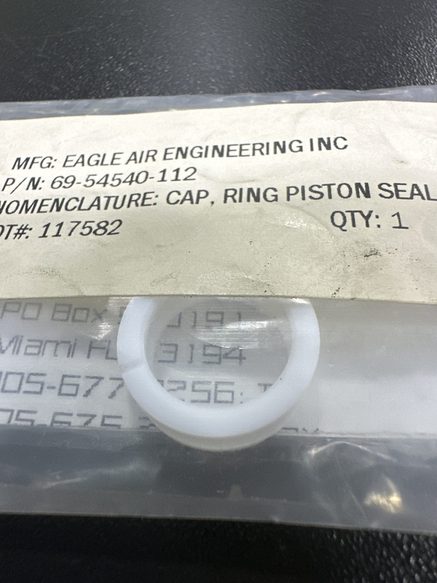 RING PISTON CAP
