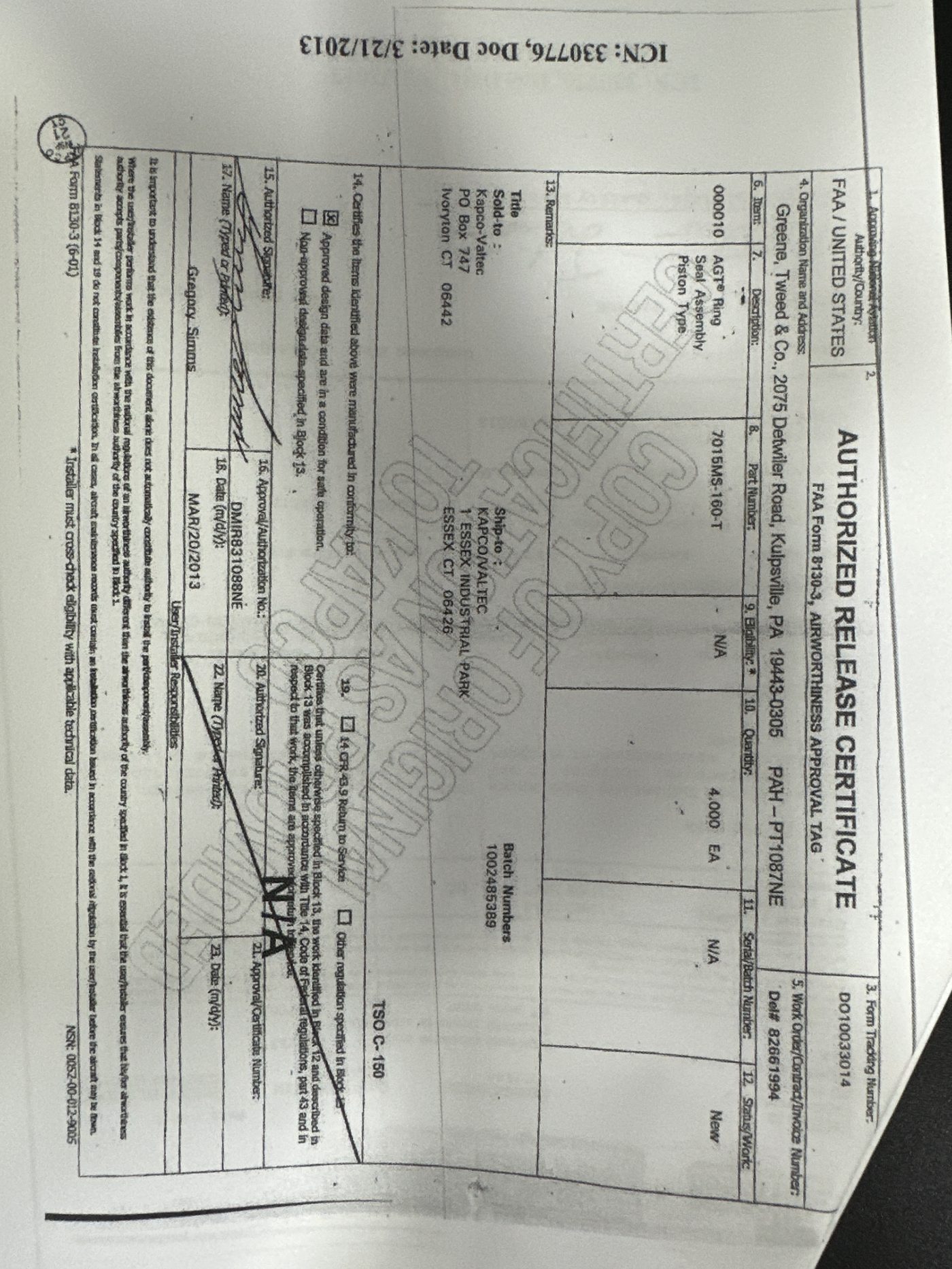 Photo 2 of the component